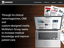 Tablet Screenshot of mcmahonmed.com